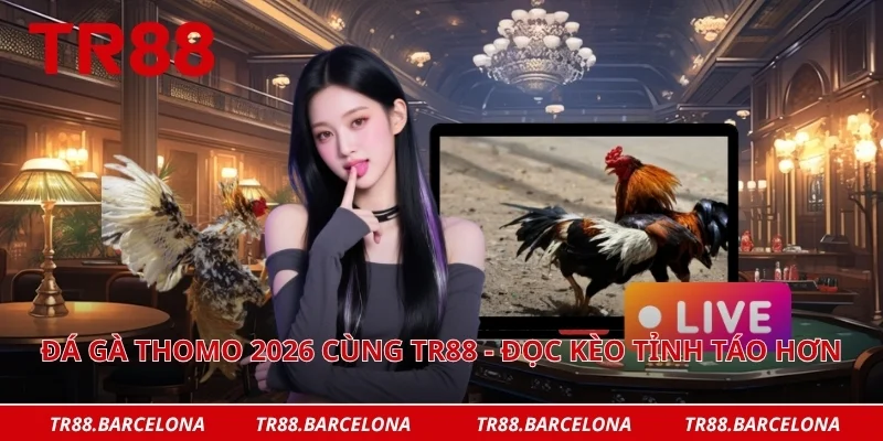 Đá gà thomo 2026 cùng TR88 - Đọc kèo tỉnh táo hơn