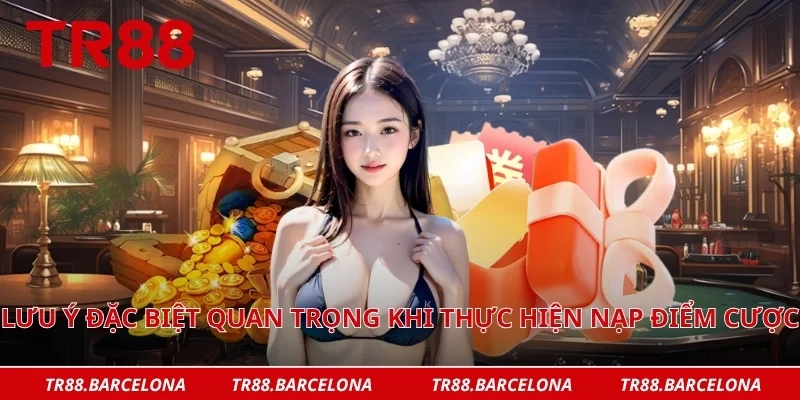 Lưu ý đặc biệt quan trọng khi thực hiện nạp điểm cược