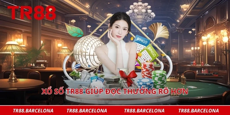 Xổ số TR88 giúp đọc thưởng rõ hơn